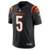tee higgins cincinnati bengals nike vapor untouchable limited jersey black clowdercats qsfe7.jpg