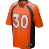 terrell davis denver broncos nike game retired player jersey orange clowdercats ysumf.jpg