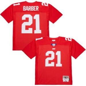 tiki barber new york giants mitchell ness 2004 legacy replica jersey red clowdercats pykce.jpg