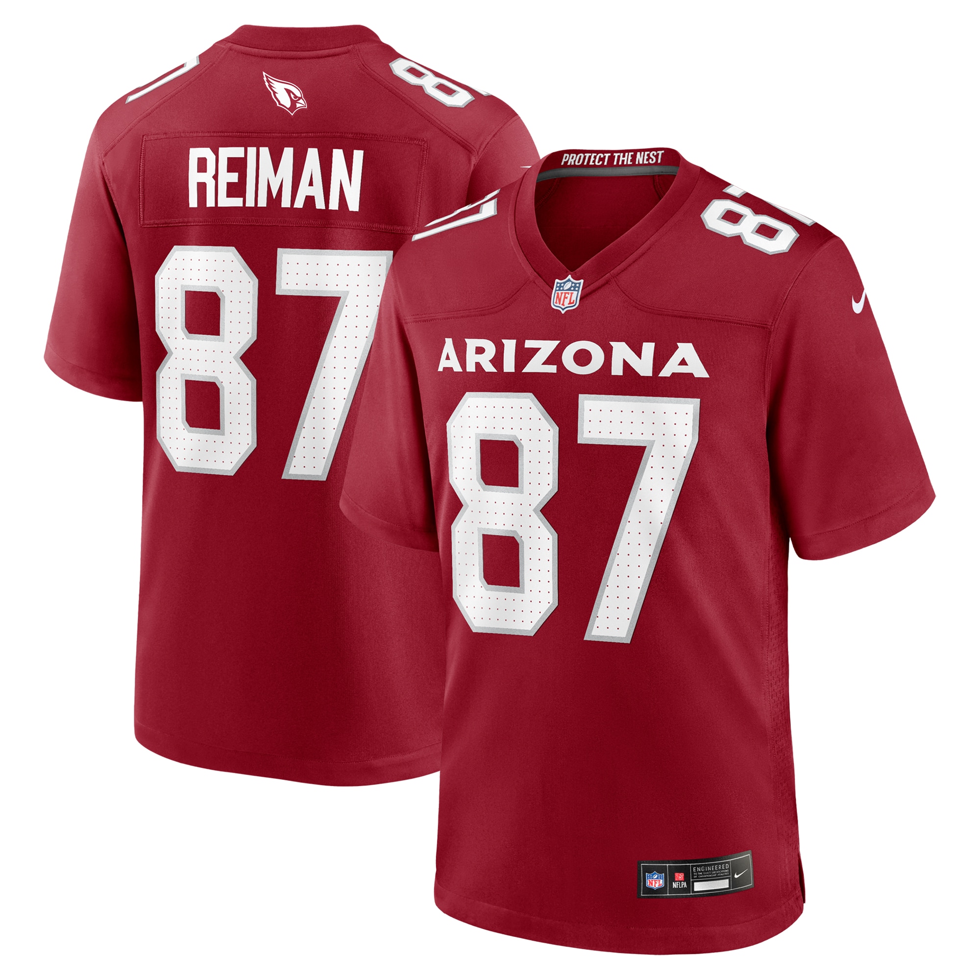 tip reiman arizona cardinals nike team game jersey cardinal clowdercats fiehi.jpg