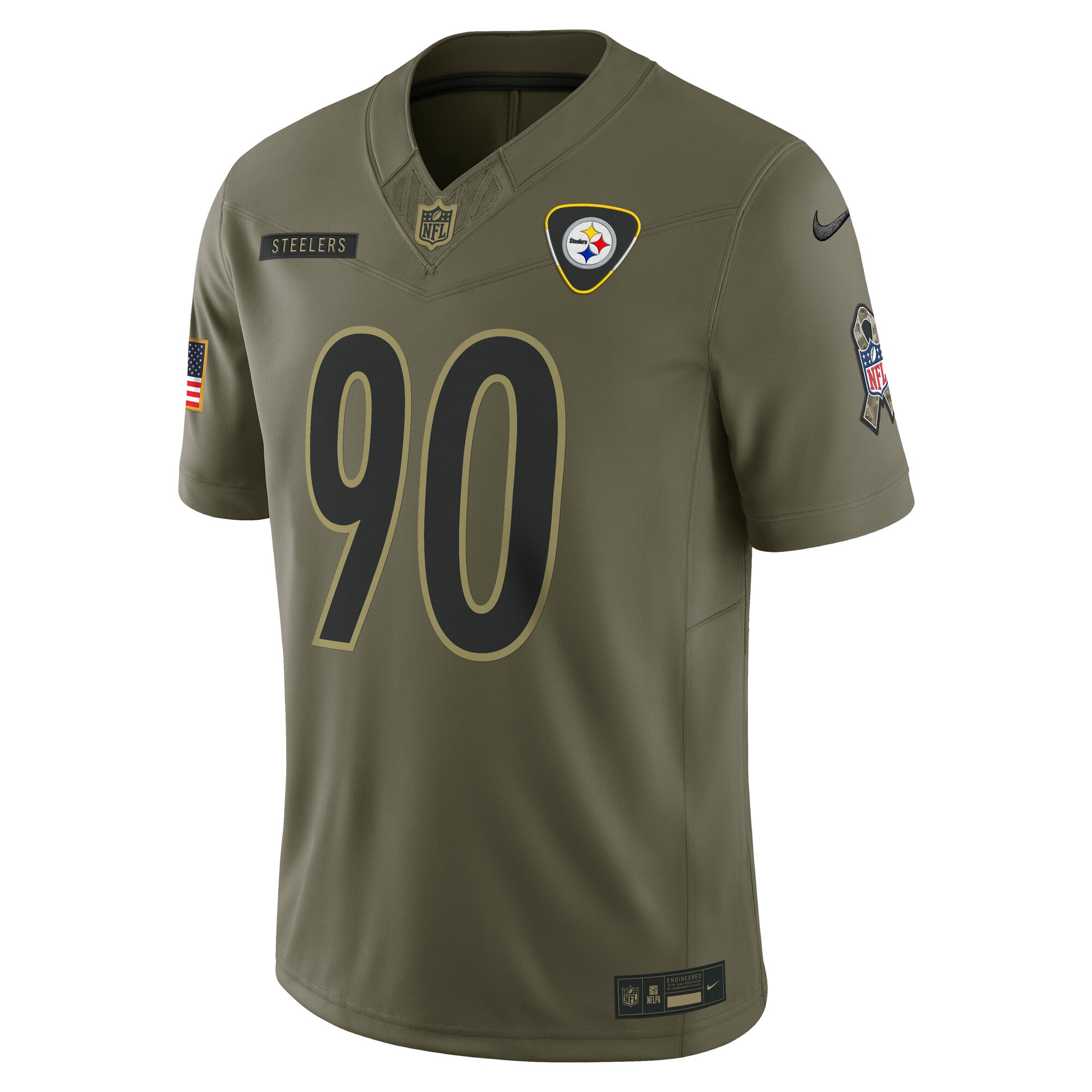 tj watt pittsburgh steelers nike 2025 salute to service limited jersey olive clowdercats tq4jl.jpg