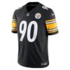 tj watt pittsburgh steelers nike vapor fuse limited jersey black clowdercats cxaav.jpg