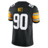 tj watt pittsburgh steelers nike vapor fuse limited jersey black clowdercats dtrsz.jpg