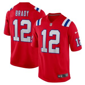 tom brady new england patriots nike retired player alternate game jersey red clowdercats pgemz.jpg