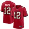 tom brady tampa bay buccaneers nike game jersey red clowdercats hnk51.jpg