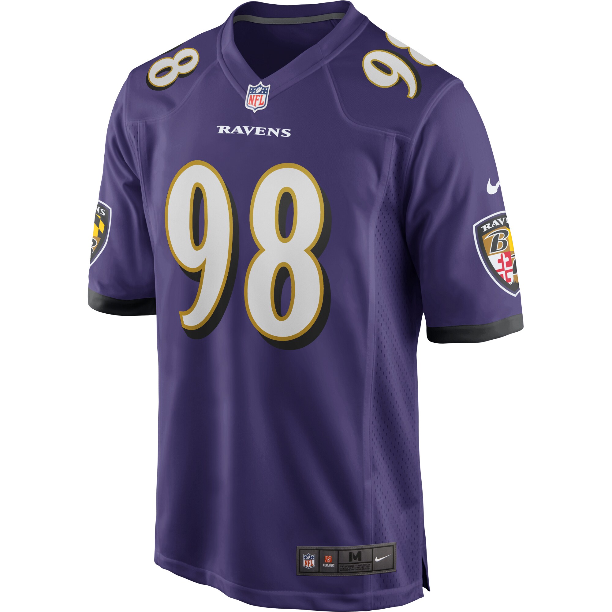 tony siragusa baltimore ravens nike game retired player jersey purple clowdercats 1wazr.jpg