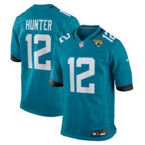 travis hunter jacksonville jaguars nike 2025 nfl draft first round pick game jersey teal clowdercats ytyu9.jpg