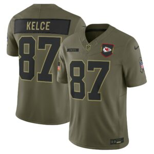 travis kelce kansas city chiefs nike 2025 salute to service limited jersey olive clowdercats mugrc.jpg