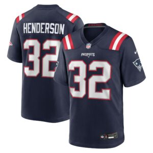 treveyon henderson new england patriots nike 2025 nfl draft game jersey navy clowdercats vqka3.jpg