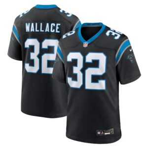 trevin wallace carolina panthers nike team game jersey black clowdercats ty9dw.jpg