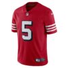 trey lance san francisco 49ers nike alternate vapor limited jersey scarlet clowdercats qrizi.jpg