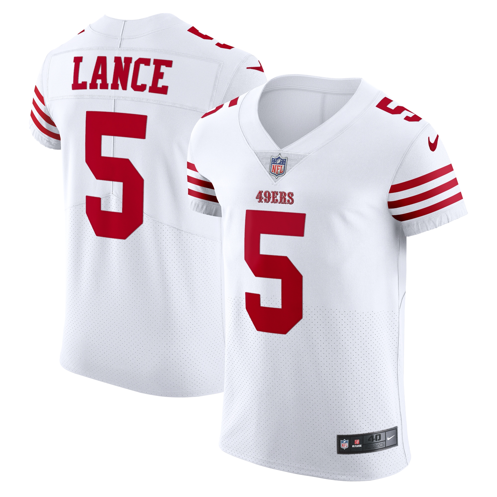 trey lance san francisco 49ers nike vapor elite jersey white clowdercats z8osx.jpg