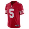 trey lance san francisco 49ers nike vapor limited jersey scarlet clowdercats rznap.jpg
