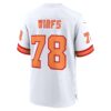 tristan wirfs 76 tampa bay buccaneers nike 50th season game jersey white clowdercats o1gij.jpg