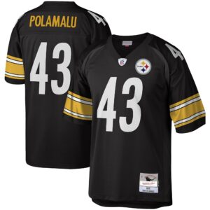 troy polamalu pittsburgh steelers mitchell ness legacy replica jersey black clowdercats vrhga.jpg