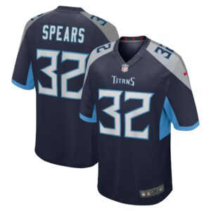 tyjae spears tennessee titans nike team game jersey navy clowdercats c4stv.jpg