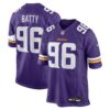 tyler batty minnesota vikings nike team game jersey purple clowdercats zjzm0.jpg