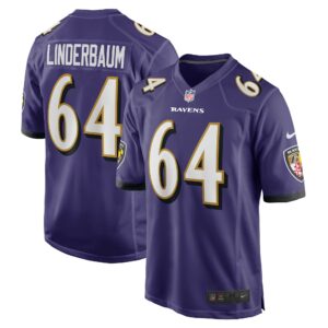 tyler linderbaum baltimore ravens nike player game jersey purple clowdercats r2zjb.jpg