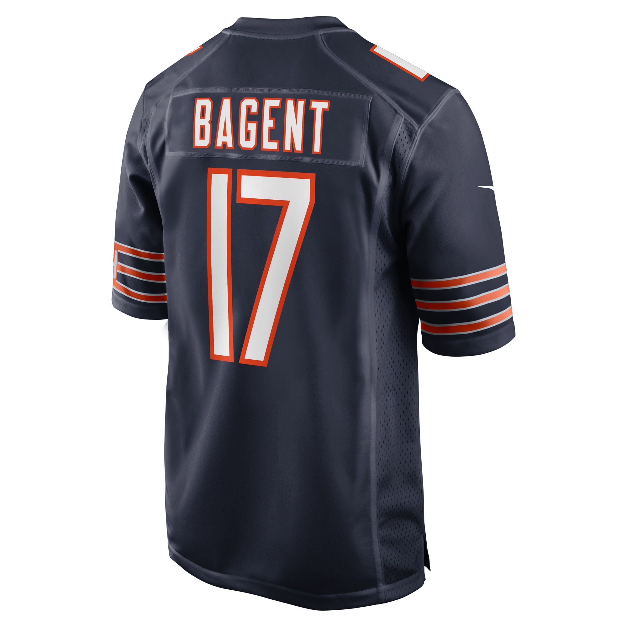 tyson bagent chicago bears nike game jersey navy clowdercats tjyqf.jpg