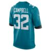 tyson campbell jacksonville jaguars nike game jersey teal clowdercats koogr.jpg