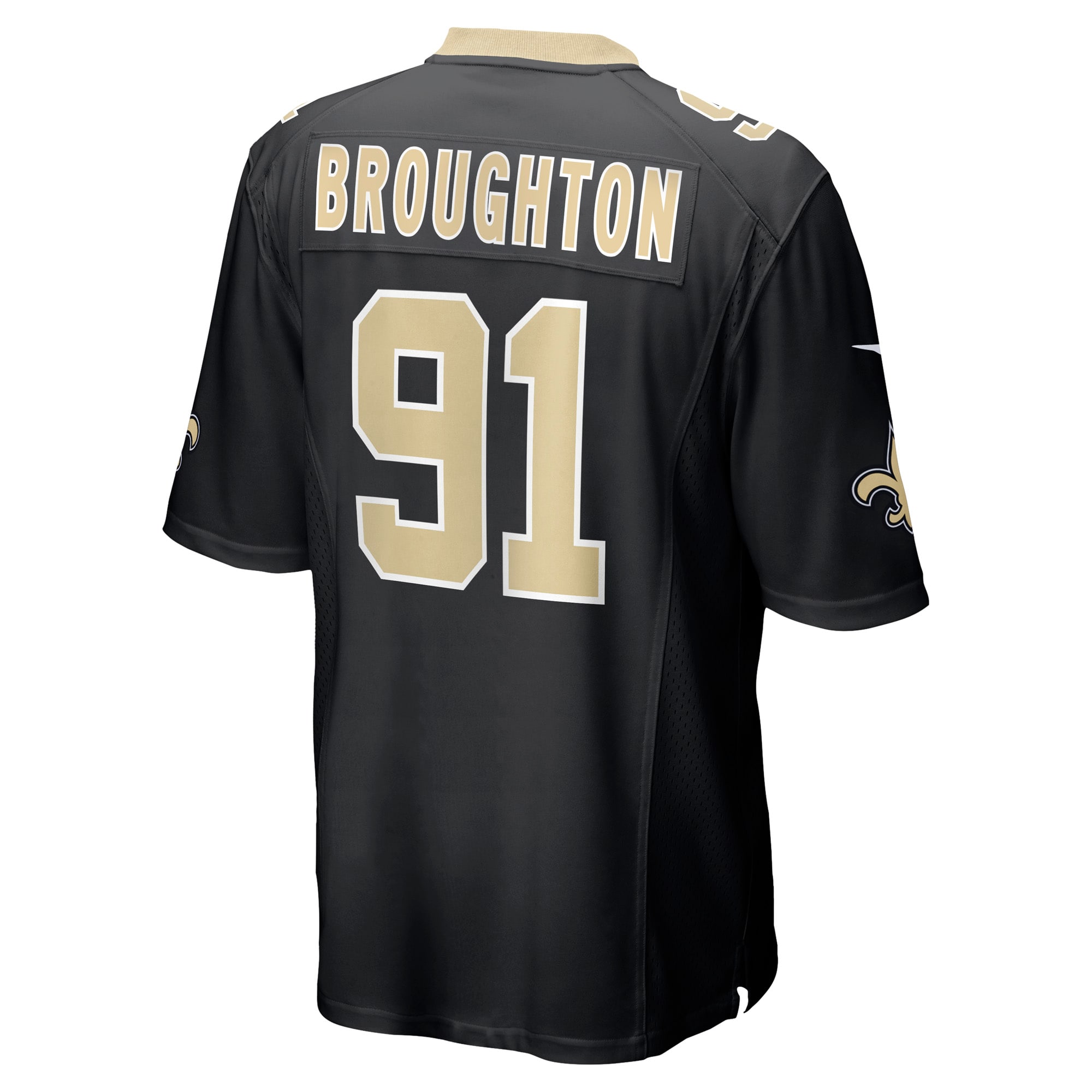 vernon broughton new orleans saints nike team game jersey black clowdercats vngzq.jpg