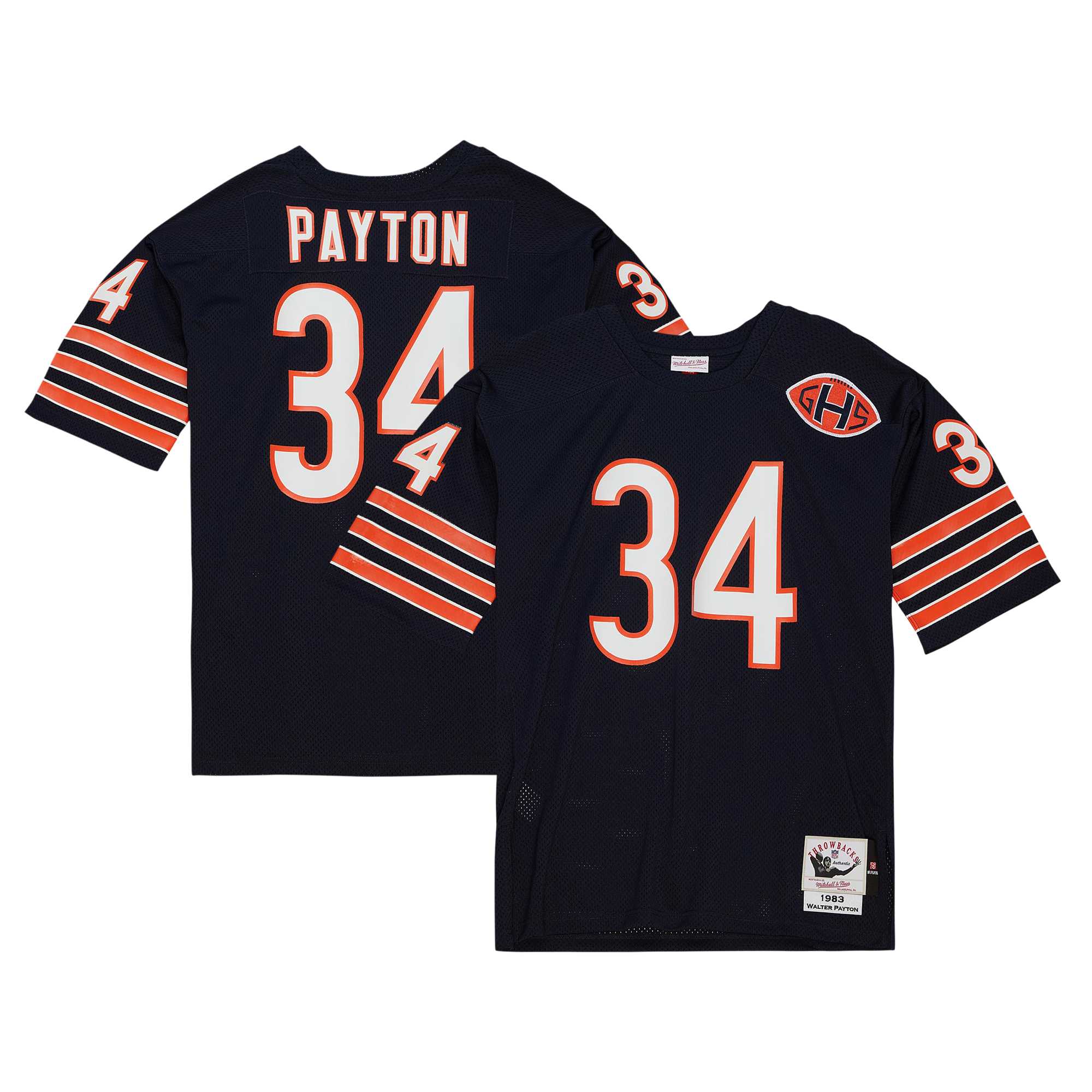 walter payton chicago bears 1983 mitchell ness authentic throwback retired player jersey navy clowdercats lmxde.jpg
