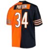 walter payton chicago bears mitchell ness big tall split legacy retired player replica jersey navyorange clowdercats 4i47b.jpg