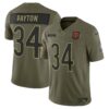 walter payton chicago bears nike 2025 salute to service retired limited jersey olive clowdercats ej0jo.jpg