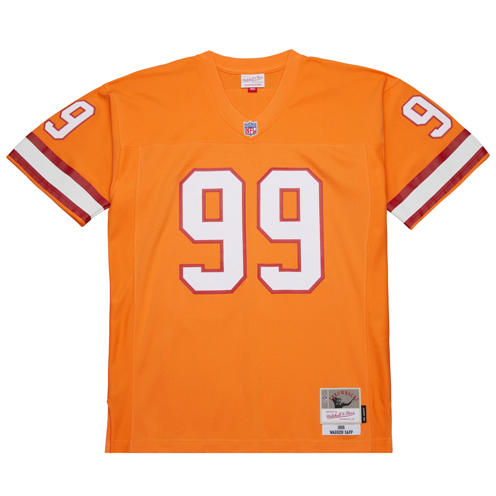 warren sapp tampa bay buccaneers mitchell ness 1995 legacy replica jersey orange clowdercats uehuc.jpg