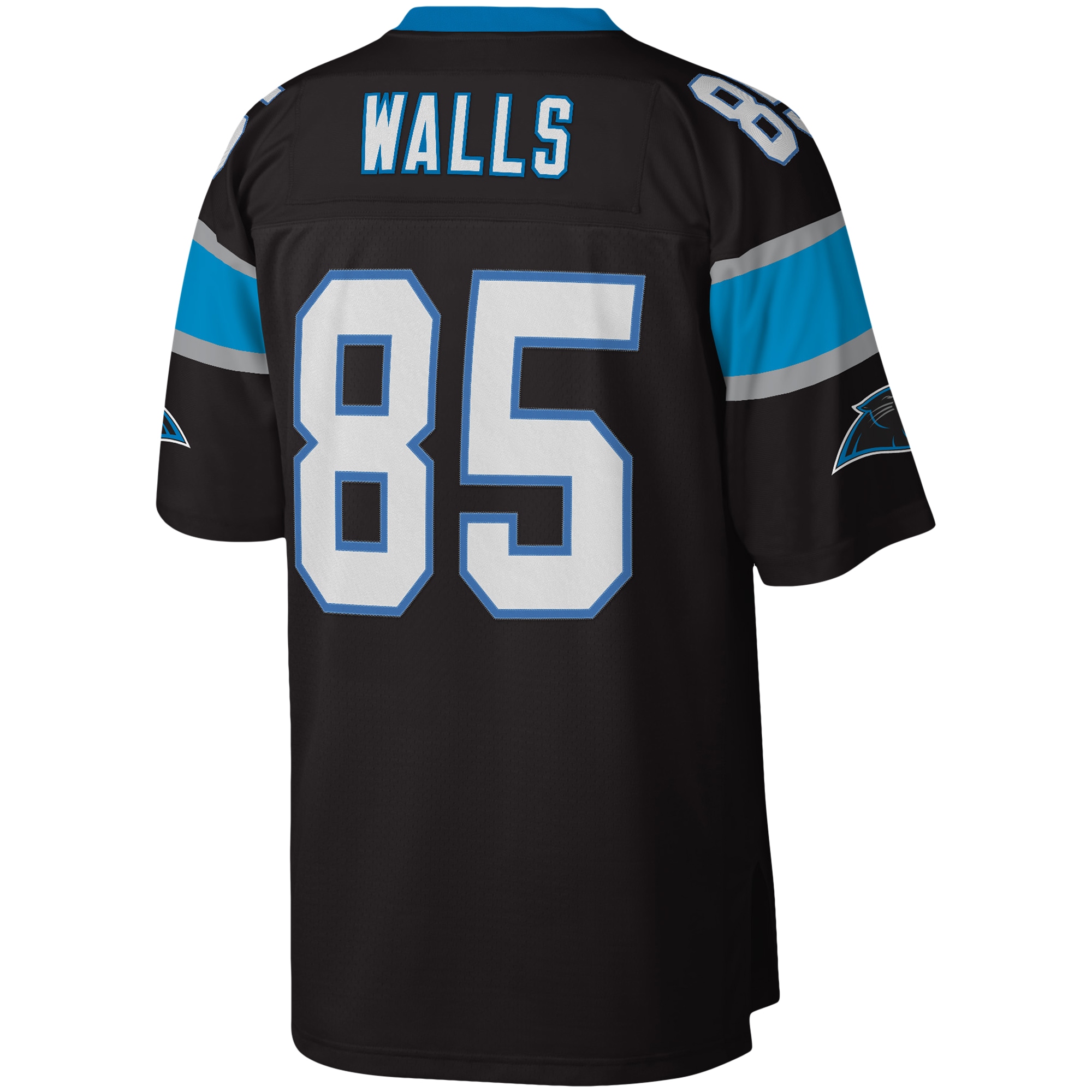 wesley walls carolina panthers mitchell ness legacy replica jersey black clowdercats l66kn.jpg