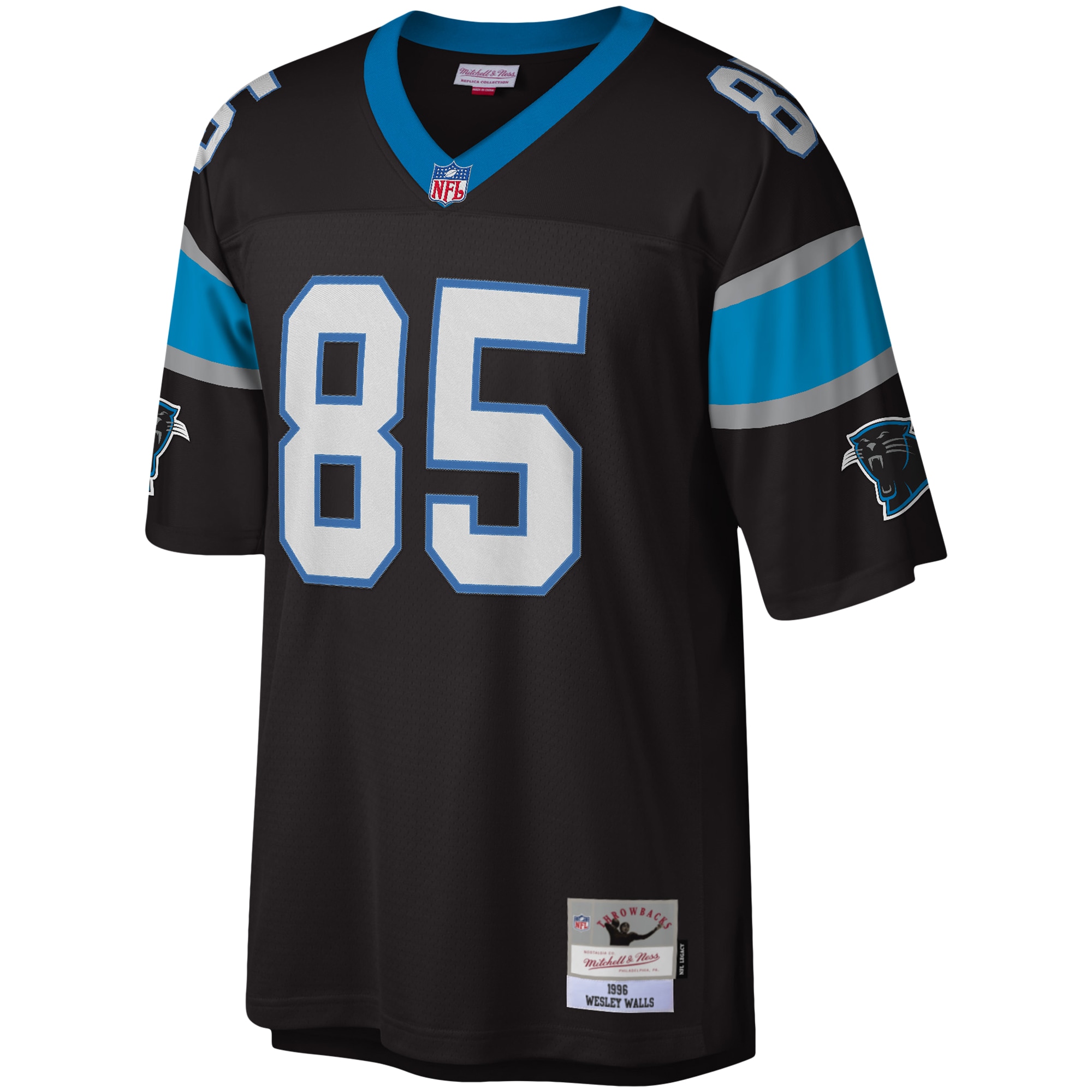wesley walls carolina panthers mitchell ness legacy replica jersey black clowdercats rn3as.jpg