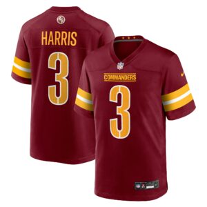will harris washington commanders nike team game jersey burgundy clowdercats hdrwc.jpg