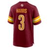 will harris washington commanders nike team game jersey burgundy clowdercats jxqhs.jpg