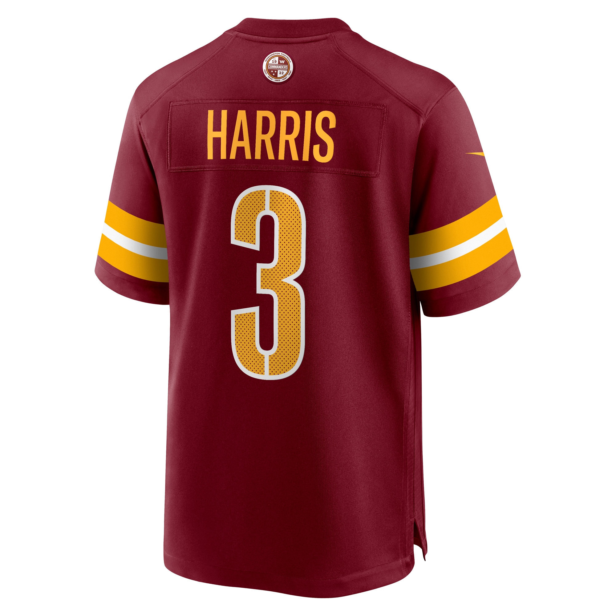will harris washington commanders nike team game jersey burgundy clowdercats jxqhs.jpg