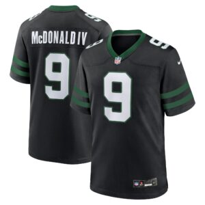 will mcdonald iv new york jets nike alternate game jersey legacy black clowdercats mtyrc.jpg