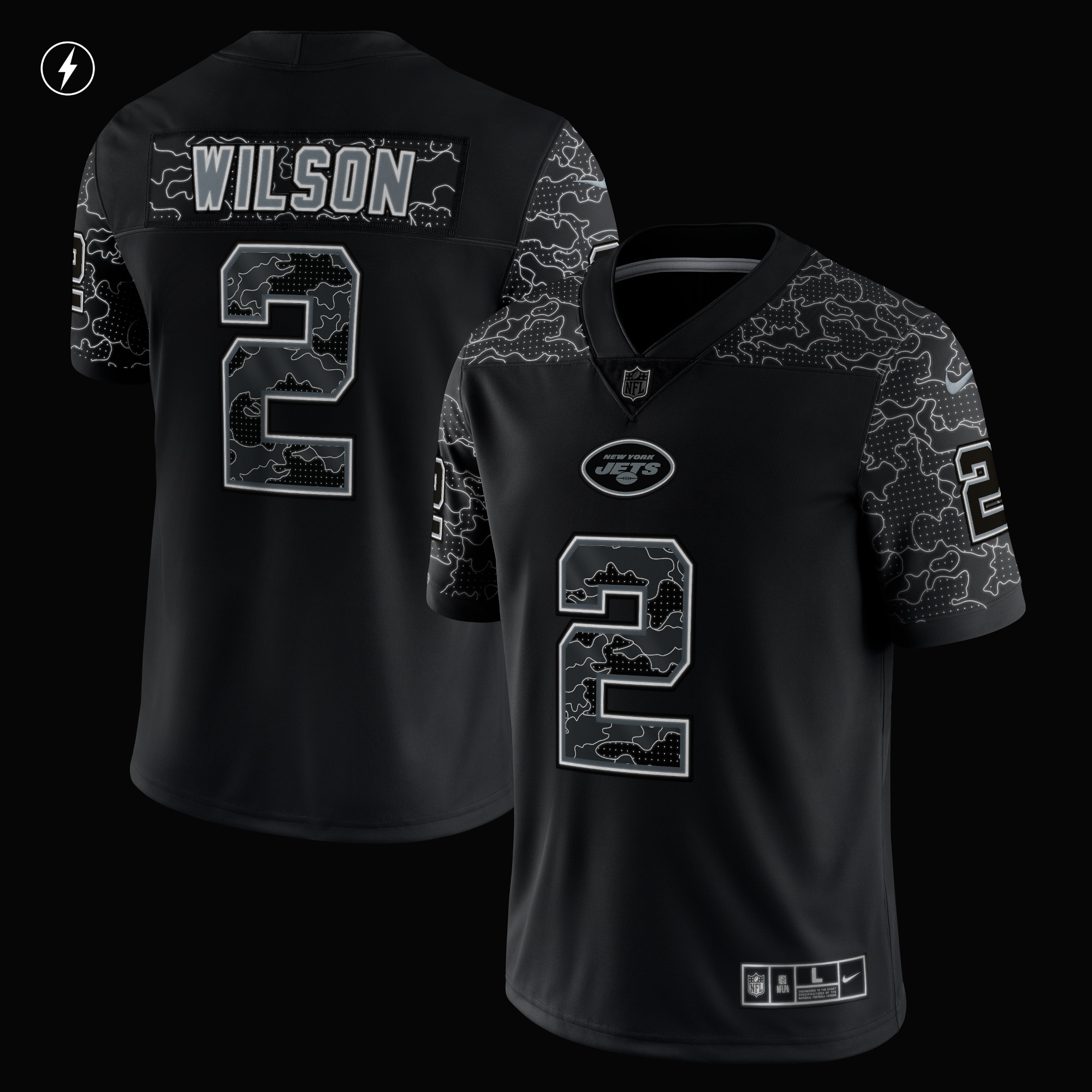 zach wilson new york jets nike rflctv limited jersey black clowdercats xxb6q.jpg