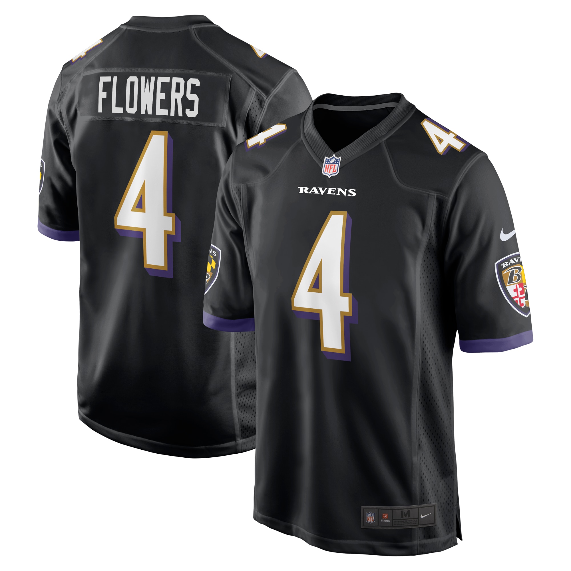zay flowers baltimore ravens nike alternate game jersey black clowdercats ucz2p.jpg