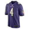 zay flowers baltimore ravens nike game jersey purple clowdercats c9neh.jpg